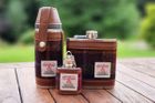 Harris Tweed Hip Flasks